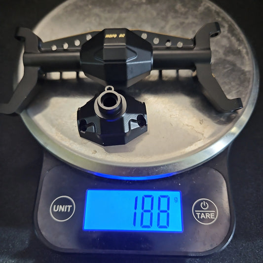 UTB18 Black Brass Axle Housings Axial RC Crawler 1/18 UTB18 Capra Unlimited Trail Buggy - Mofo Rc