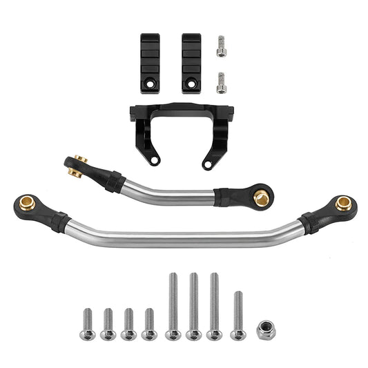 INJORA Lay Down Servo Mount & Steering Links for 1/18 TRX4M Stock Axle