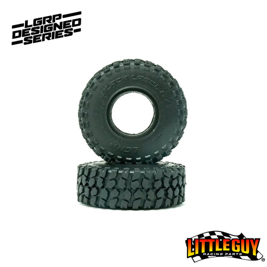 LGRP | BLACK LABEL M/T 57x19mm 1.0" TIRES (LGT505)