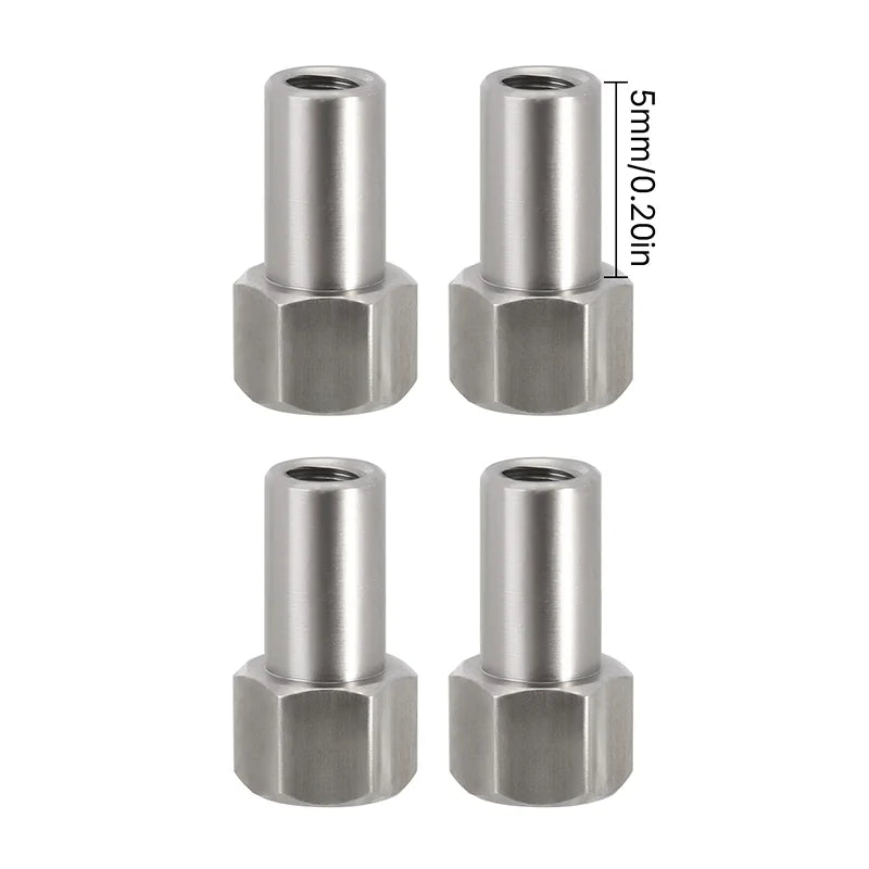 4PCS M2 Replacement Barrel Nuts Scx24 / Others - Hex Extender nuts