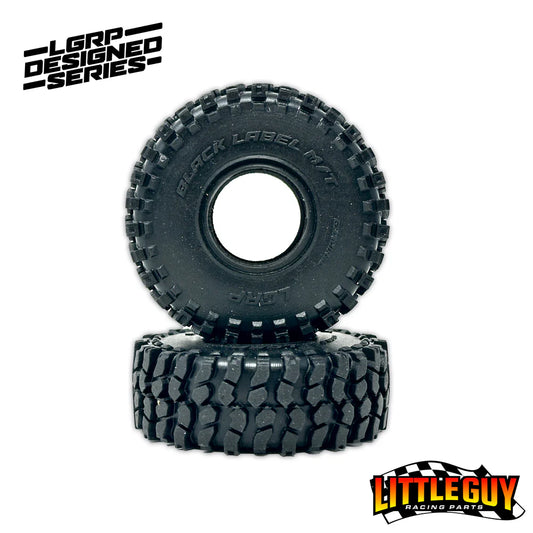 LGRP | BLACK LABEL M/T 63x21mm 1.0" TIRES (LGT504)