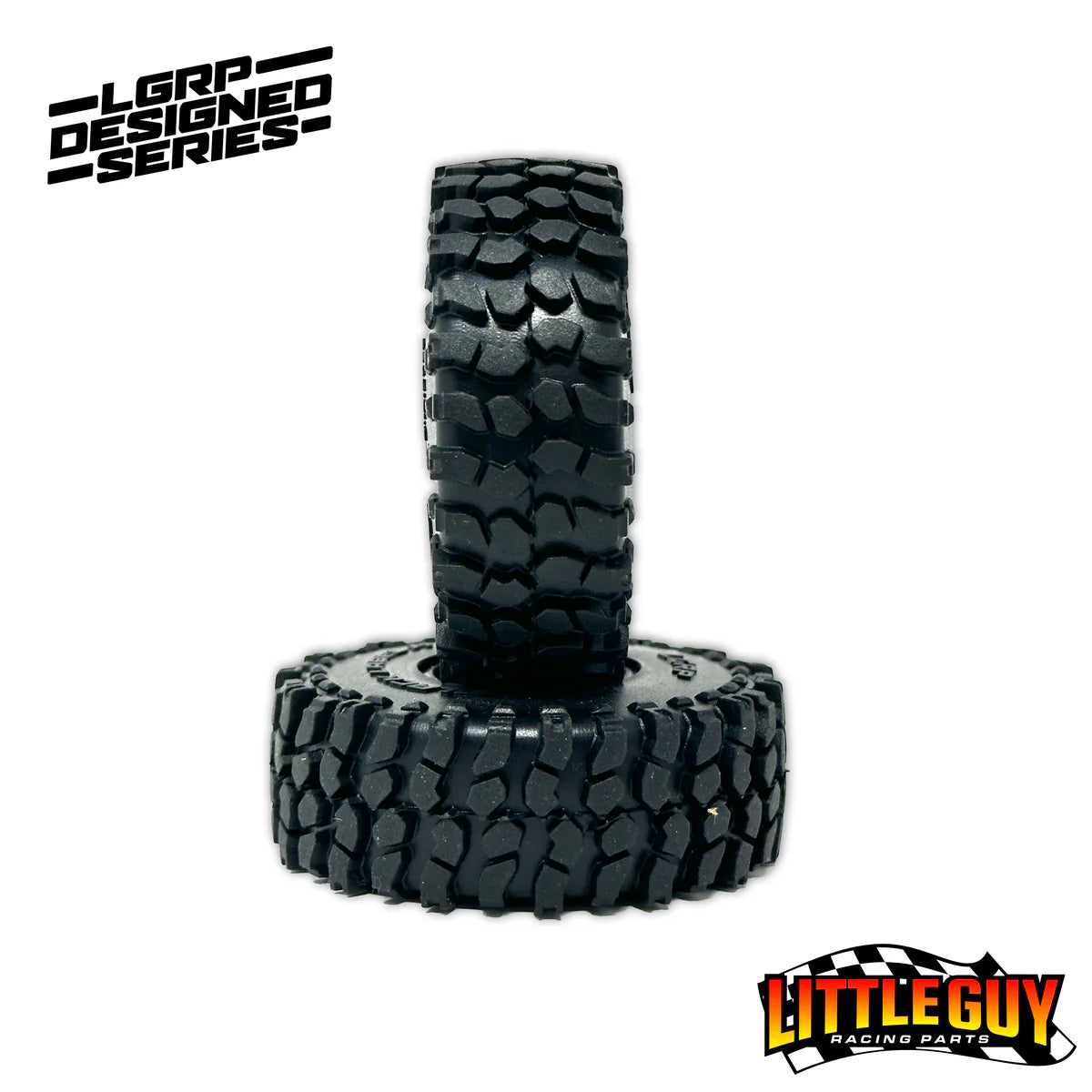 LGRP | BLACK LABEL M/T 63x21mm 1.0" TIRES (LGT504)