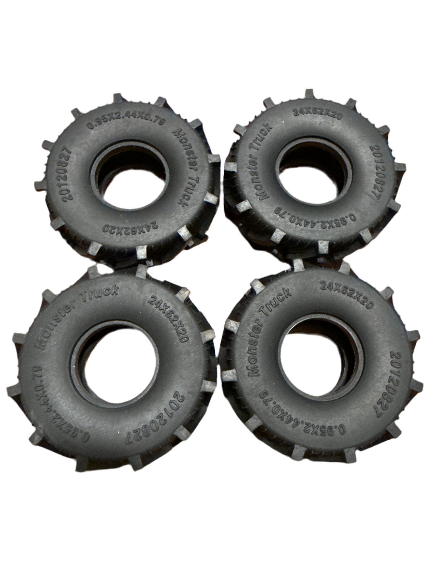 Mofo RC | Mud Terrain 1.0" Tires (62mm x 20MM) Set of 4