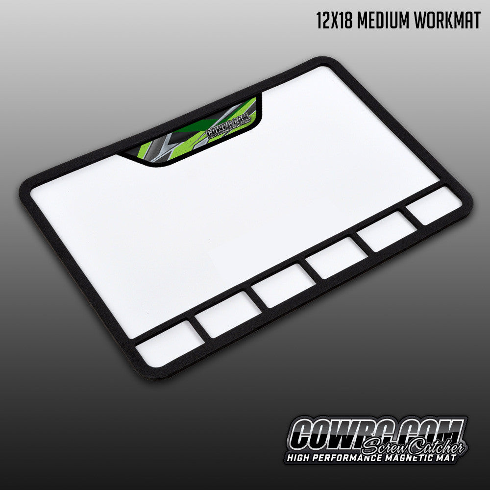 CowRC | Medium 12" x 18" Screw Catcher Magnetic Work Mat