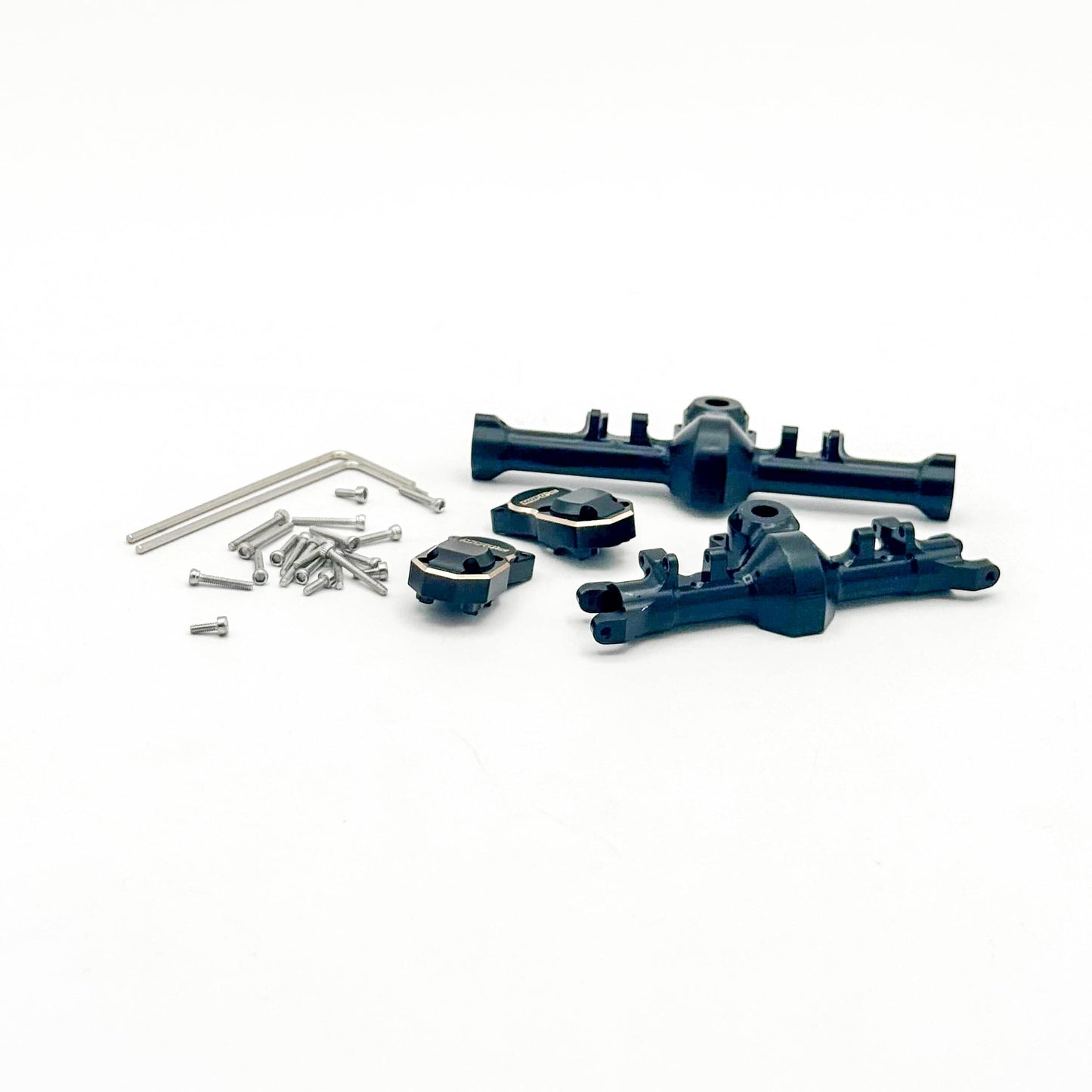 Mofo RC | Black Brass Axle Housings (For Axial® SCX24™ / AX24™)