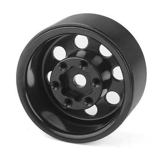 RC4WD | Stamped Steel 1.0" Pro8 Beadlock Wheels - Black (Z-W0358)