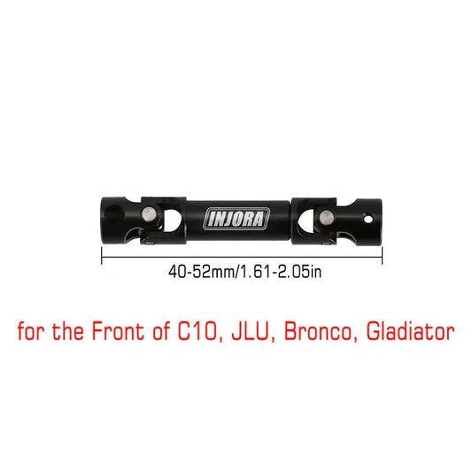 INJORA 1PCS Hardened Steel Center Drive Shaft for SCX24 Mods - Mofo Rc