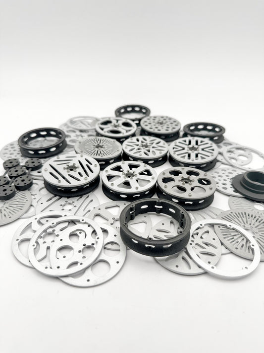 Mofo RC | RidgeBeast Super 1.8" Wheel Series (Aluminum/Stainless Combo)- Made in Texas