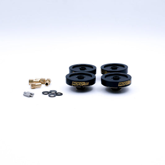 Mofo RC | Black Brass +5mm Hex Extenders for X15 Axles & Traxxas® TRX-4M™