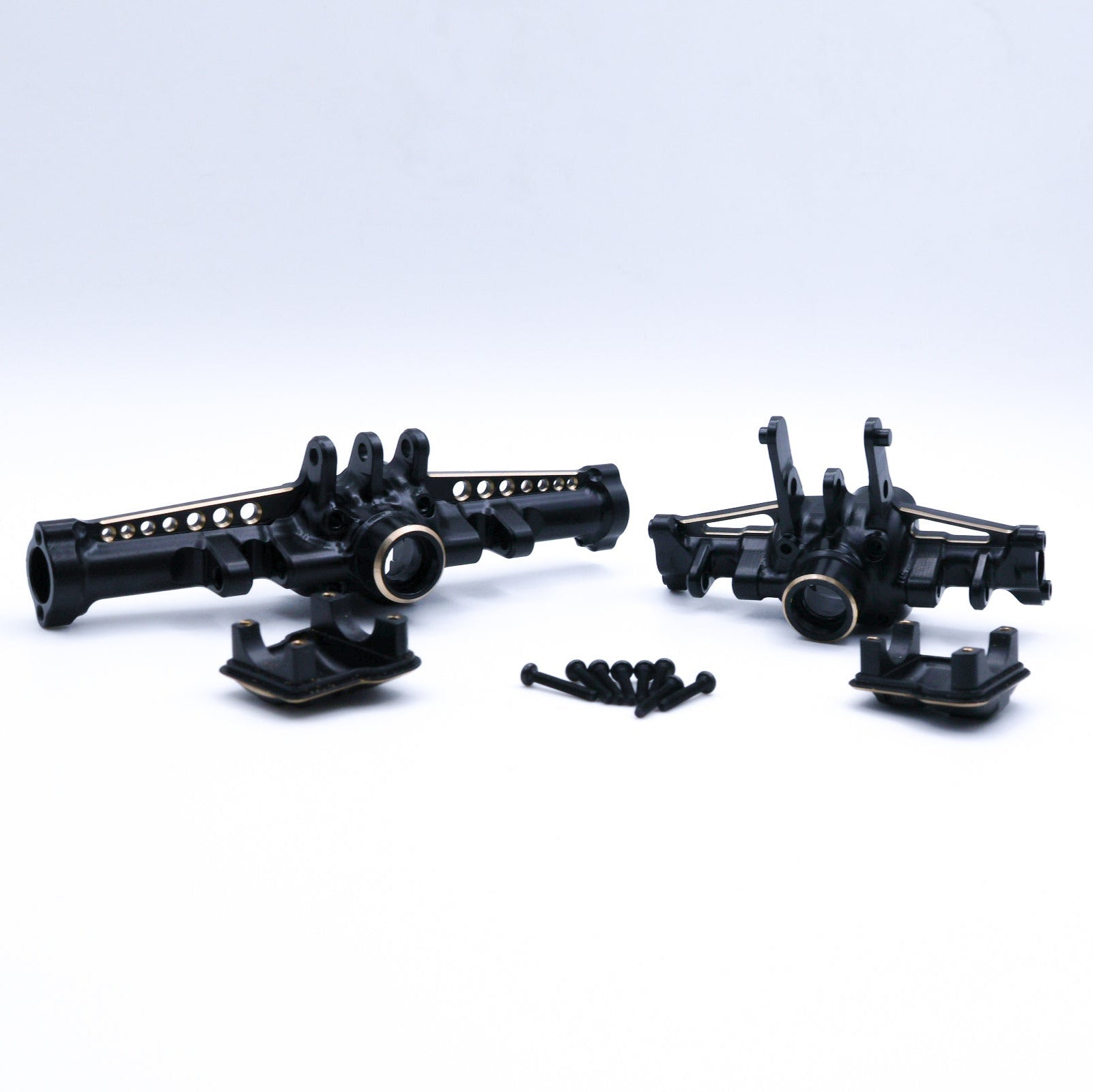 Moyeu Arrière C-Hub En Laiton Pour Traxxas TRX4 TRX6 1/10 – Pièce De Rechange Noire, Usinée CNC