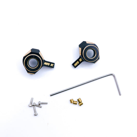 Black Brass steering knuckles for the SCX24 / AX24