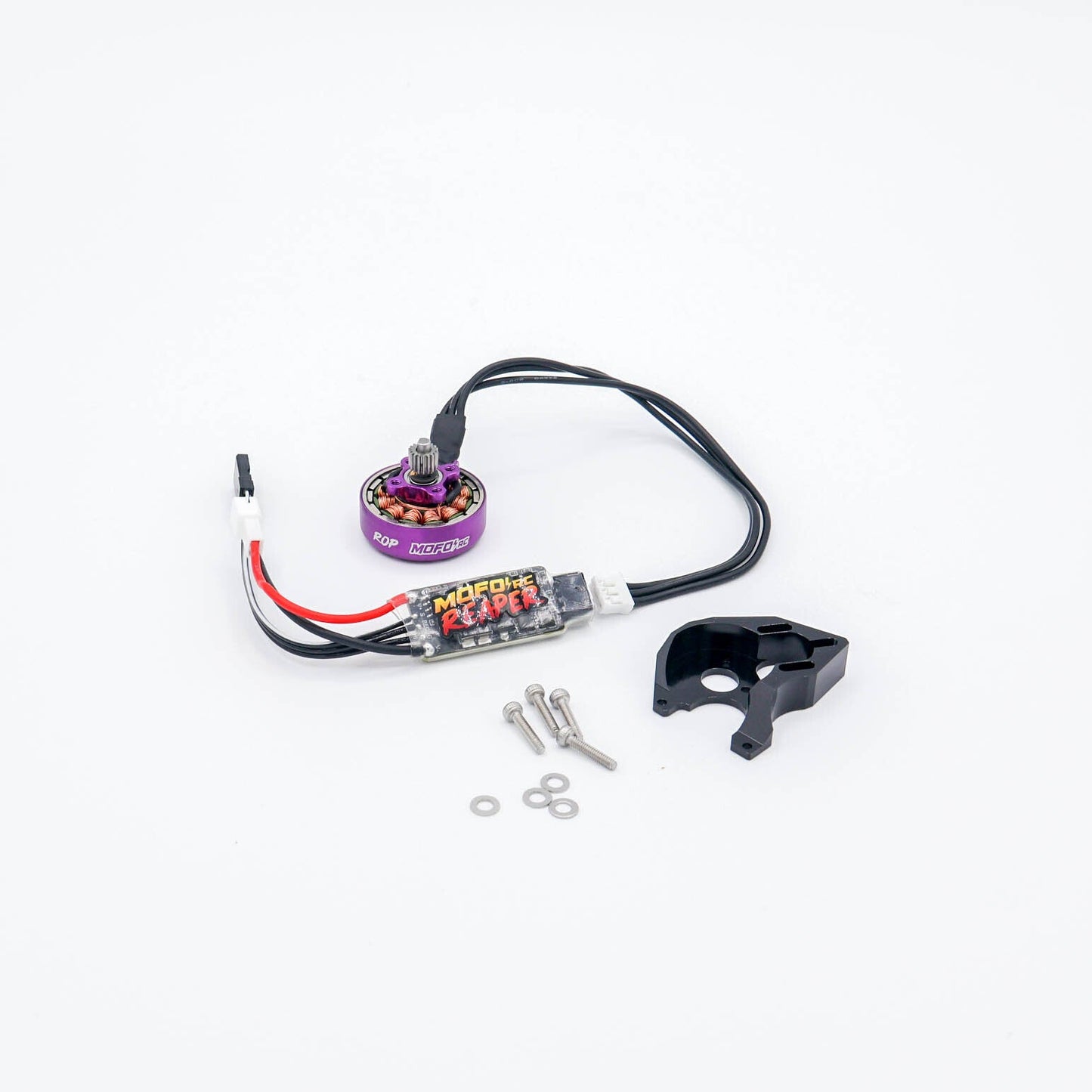 Mofo RC | ROP 3400Kv Brushless Pancake Motor & Reaper ESC + Mount Combos- (For Axial® SCX24™/AX24™)