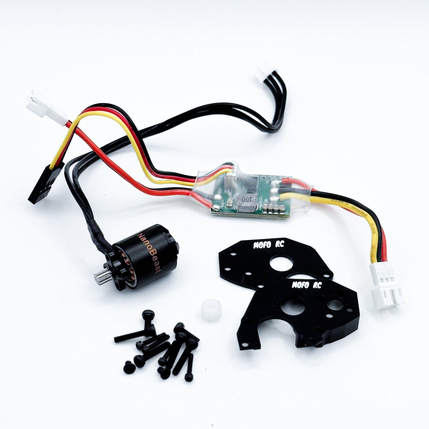 Mofo RC | NanoBeast 3200kv Brushless Motor & ESC + Standard LCG Mount (For Axial® SCX24™/AX24™)