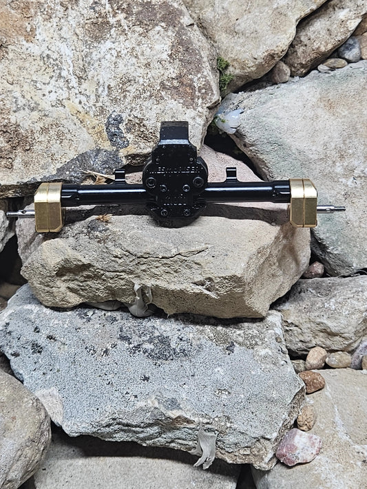 MesmoRISER Rear Diff Roller Skid plate and link riser combo - Mofo Rc