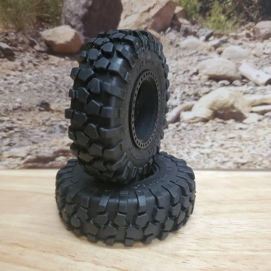 Rc4wd Brick Rock Terrain 67.5x23mm 1.2" / 1.3" Tires (Sold by Pair)