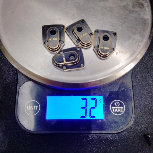 UTB18 Black Brass Portal Box Covers Axial RC Crawler 1/18 UTB18 Capra Unlimited Trail Buggy - Mofo Rc