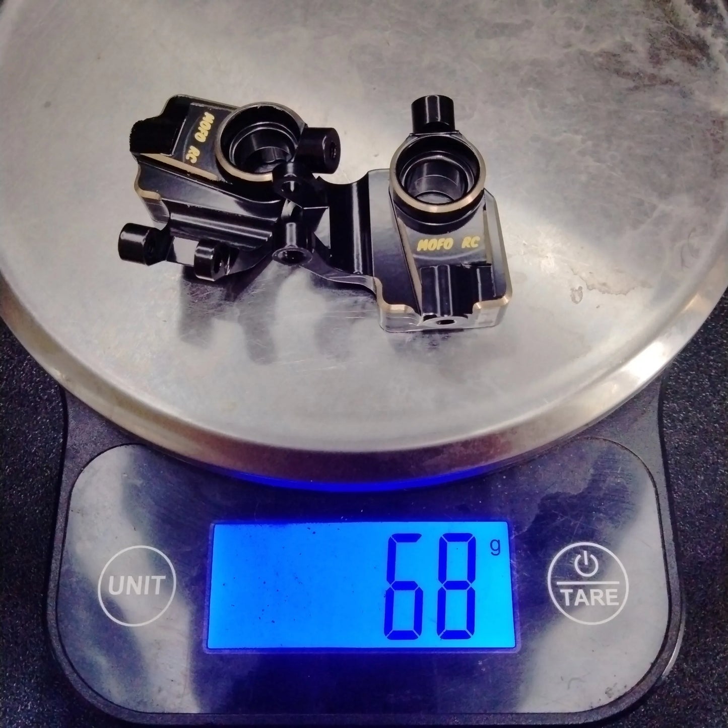 UTB18 Capra Black Brass Portal Knuckles Axial RC Crawler 1/18 UTB18 Capra Unlimited Trail Buggy - Mofo Rc