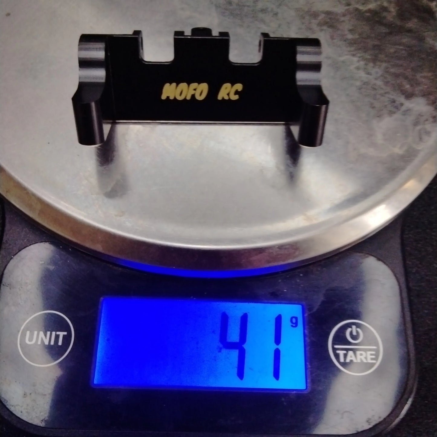 UTB18 Black Brass Servo Mount Axial RC Crawler 1/18 UTB18 Capra Unlimited Trail Buggy - Mofo Rc