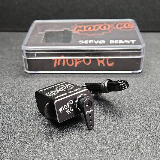 Aluminum ServoBeast Brushless steering Servo W/ Free aluminum Servo mount and horn !!! For axial scx24 - Mofo Rc