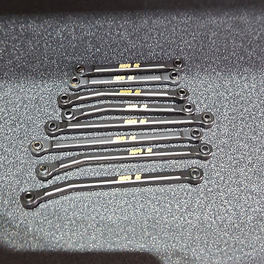 Black Brass High Clearance 4 link kit for Trx4-m - Mofo Rc