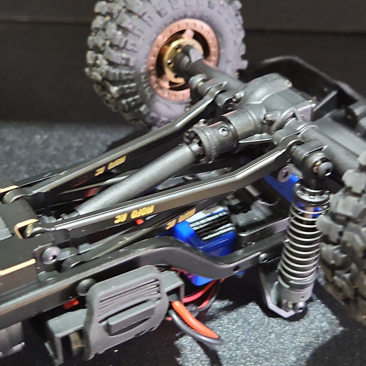 Black Brass High Clearance 4 link kit for Trx4-m - Mofo Rc