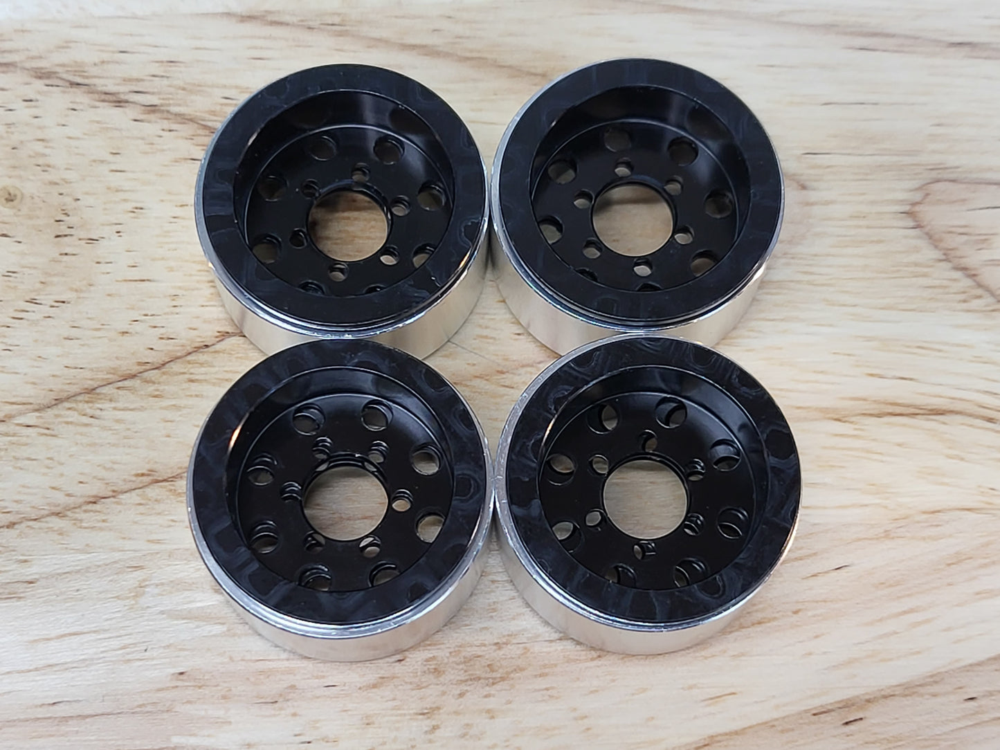 DDP 1.0" inch Beadlock rims / wheels w/ 0mm Hubs