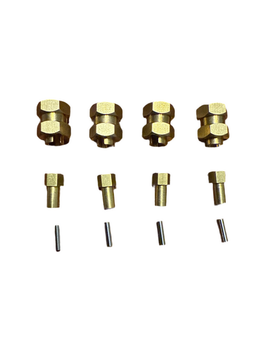 Mofo RC | SCX24 Weighted Brass +5mm Hex Extender