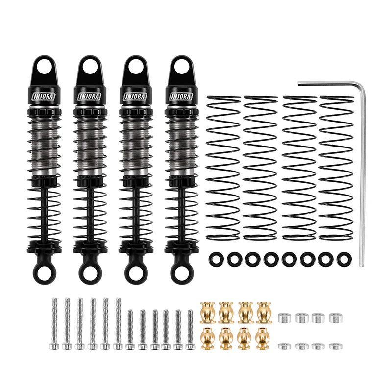 INJORA 52mm Big Bore Oil Shocks for 1/24 Axial AX24