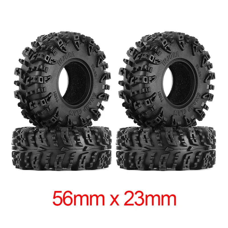 INJORA Swamp Claw M/T 56x23mm 1.0" tires