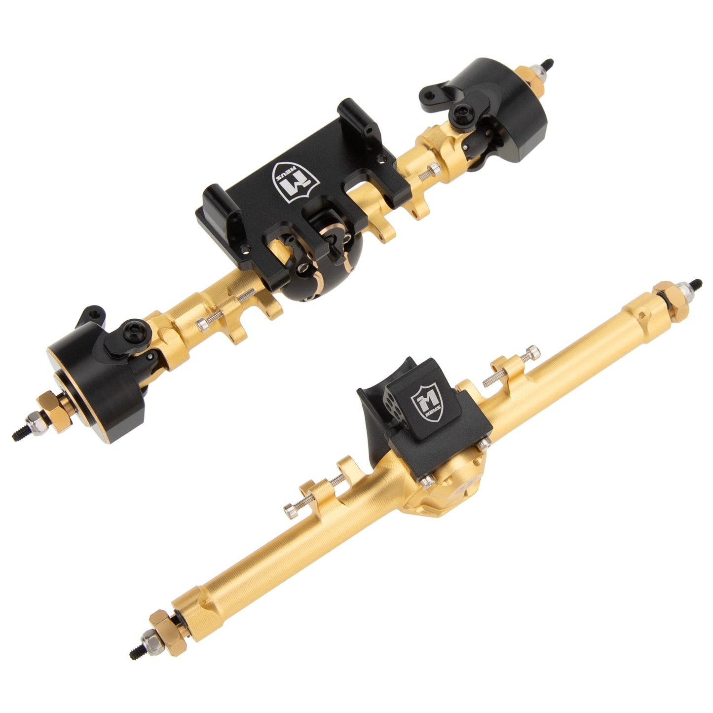 MEUS Racing | Isokinetic V3 Aluminum +9mm SCX24 Axles with 3-Section CVD