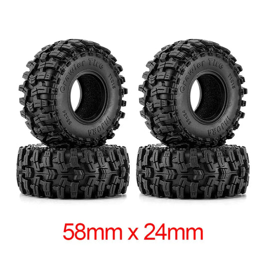 INJORA Swamp Stomper 1.0" Tires (4) (58mm*24mm)