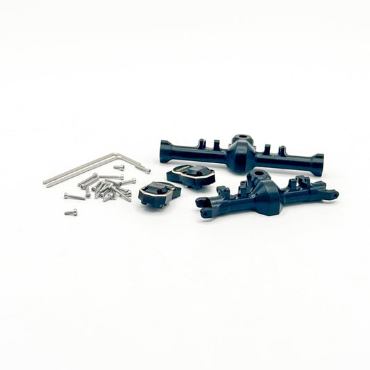 Mofo RC | Black Brass Axle Housings (For Axial® SCX24™ / AX24™)