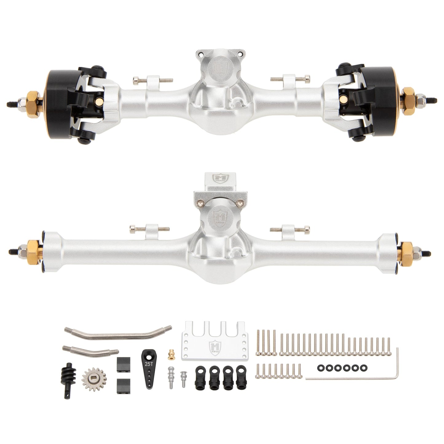 MEUS Racing | Isokinetic V3 Aluminum +9mm SCX24 Axles with 3-Section CVD