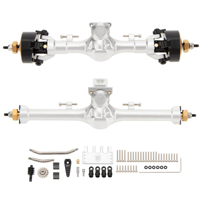 MEUS Racing | Isokinetic V3 Aluminum +9mm SCX24 Axles with 3-Section CVD