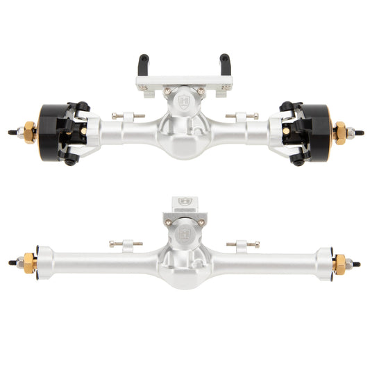 MEUS Racing | Isokinetic V3 Aluminum +9mm SCX24 Axles with 3-Section CVD