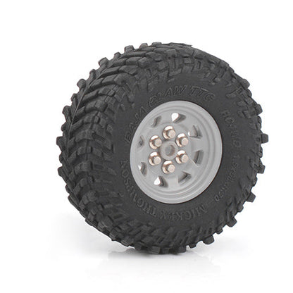 RC4WD | OEM Plastic 0.7" Beadlock Wheels - Grey (Z-W0329)