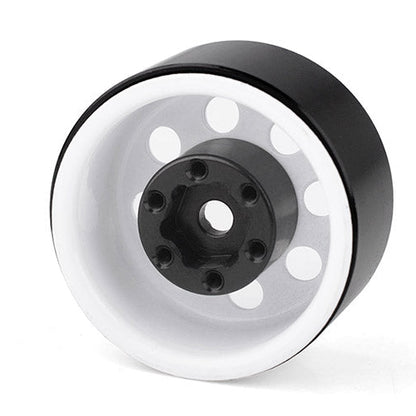 RC4WD | Stamped Steel 1.0" Pro8 Beadlock Wheels - White (Z-W0357)