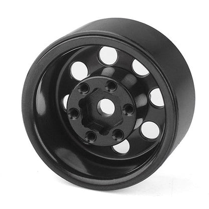 RC4WD | Stamped Steel 1.0" Pro8 Beadlock Wheels - Black (Z-W0358)