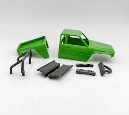 Mofo RC | Mofota Scale Body Kit w/ Truck Bed (Earth Tone Colors)