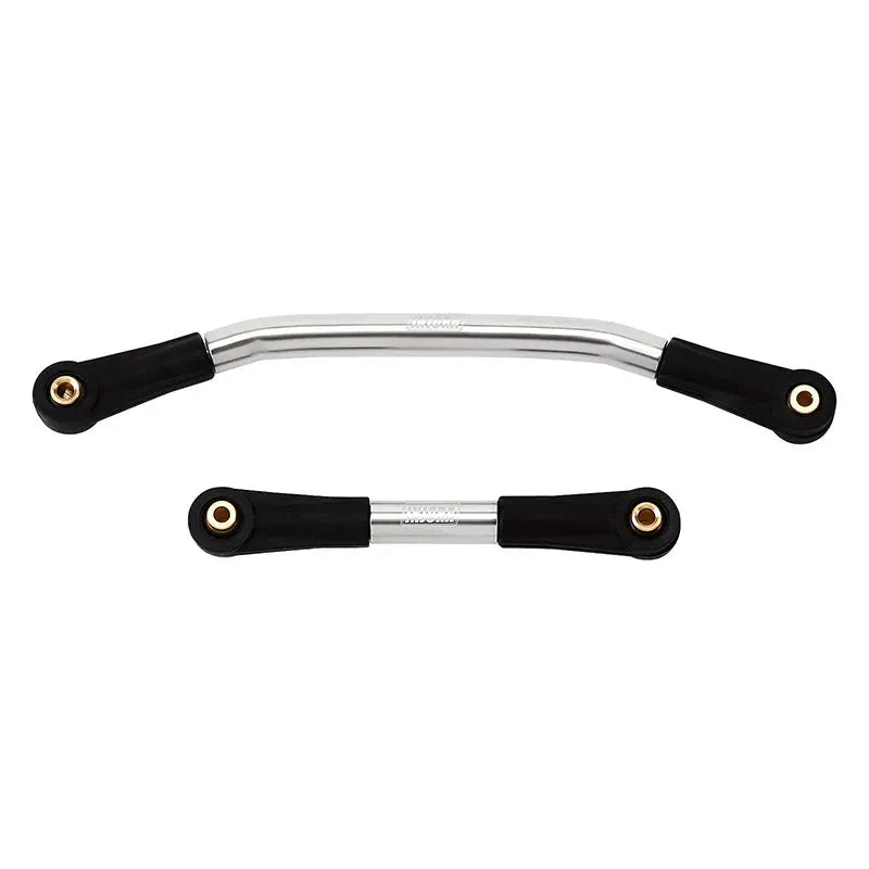 INJORA Stainless Steel Steering Link with Plastic Rod Ends for SCX24 AX24 - Mofo Rc