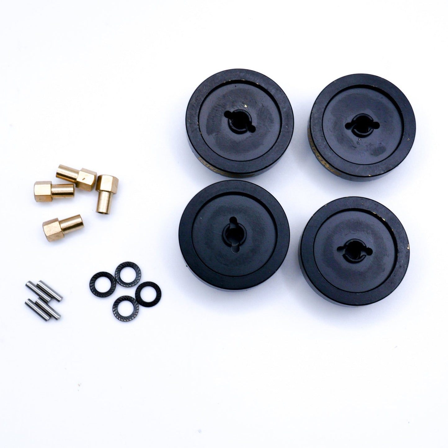 Mofo RC | Black Brass +5mm Hex Extenders for X15 Axles & Traxxas® TRX-4M™