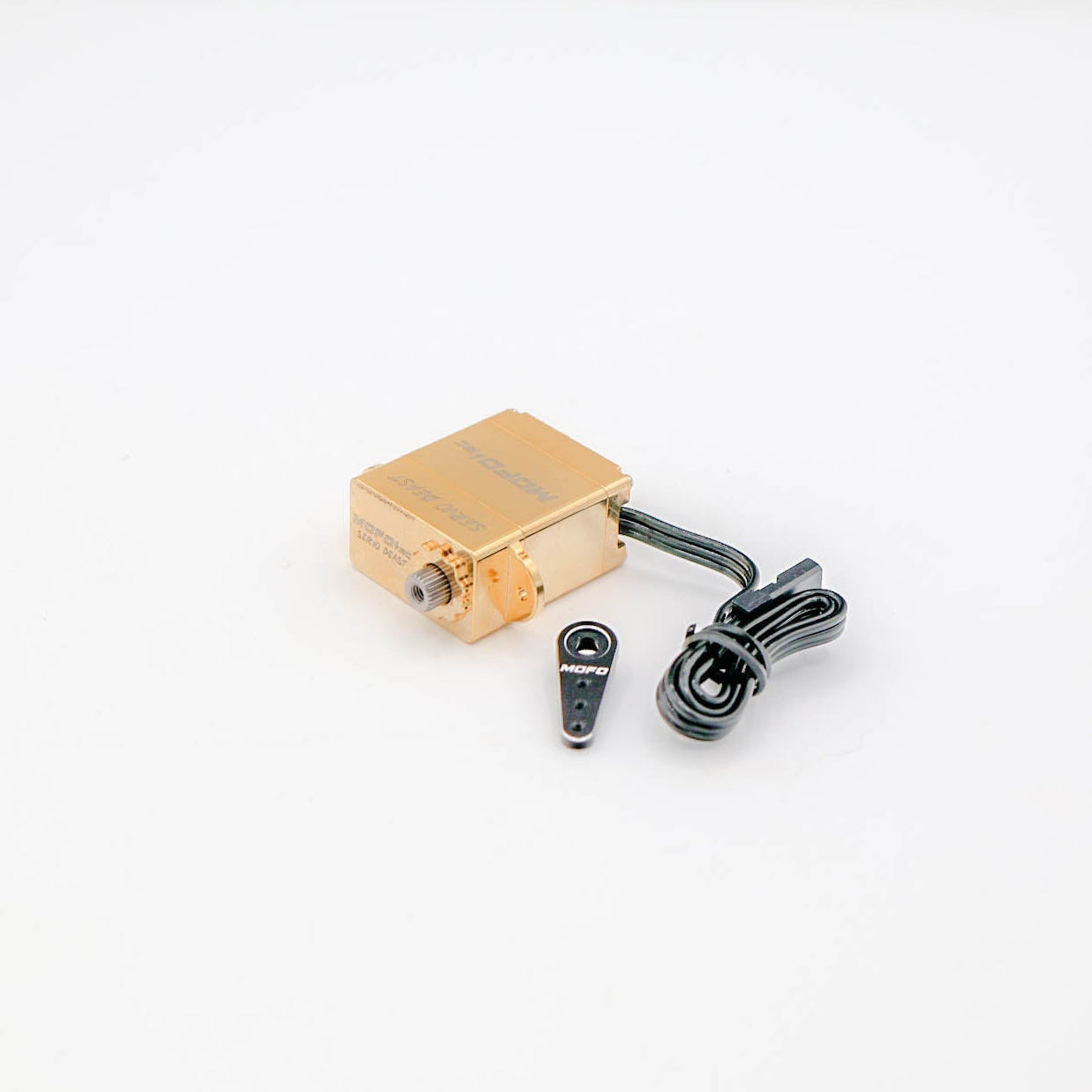Mofo RC | Brass ServoBeast 2.0 Brushless Servo w/ Dual-Wire Exit