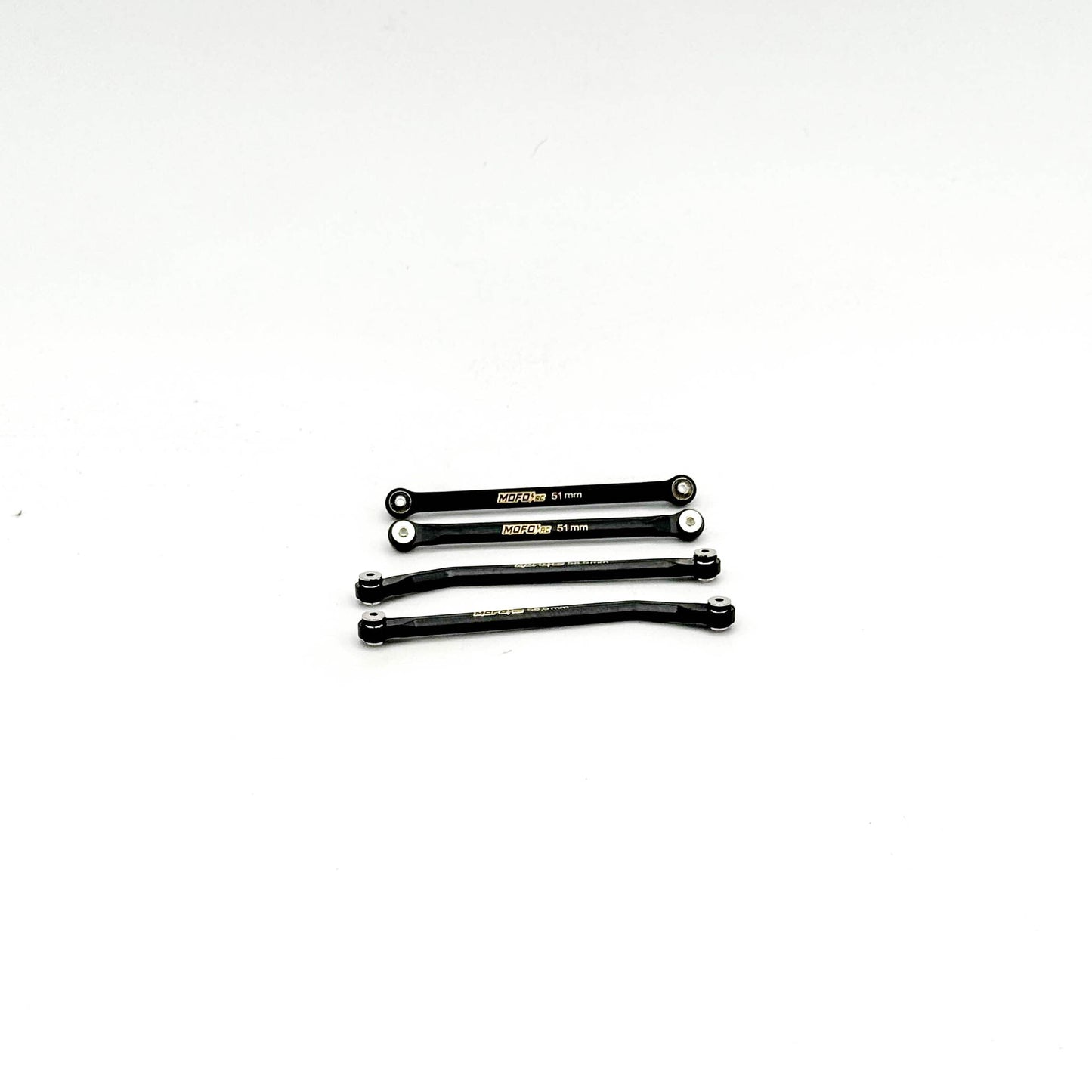 Mofo RC | Black Brass High Clearance Front or Rear Links (For Axial® SCX24™)