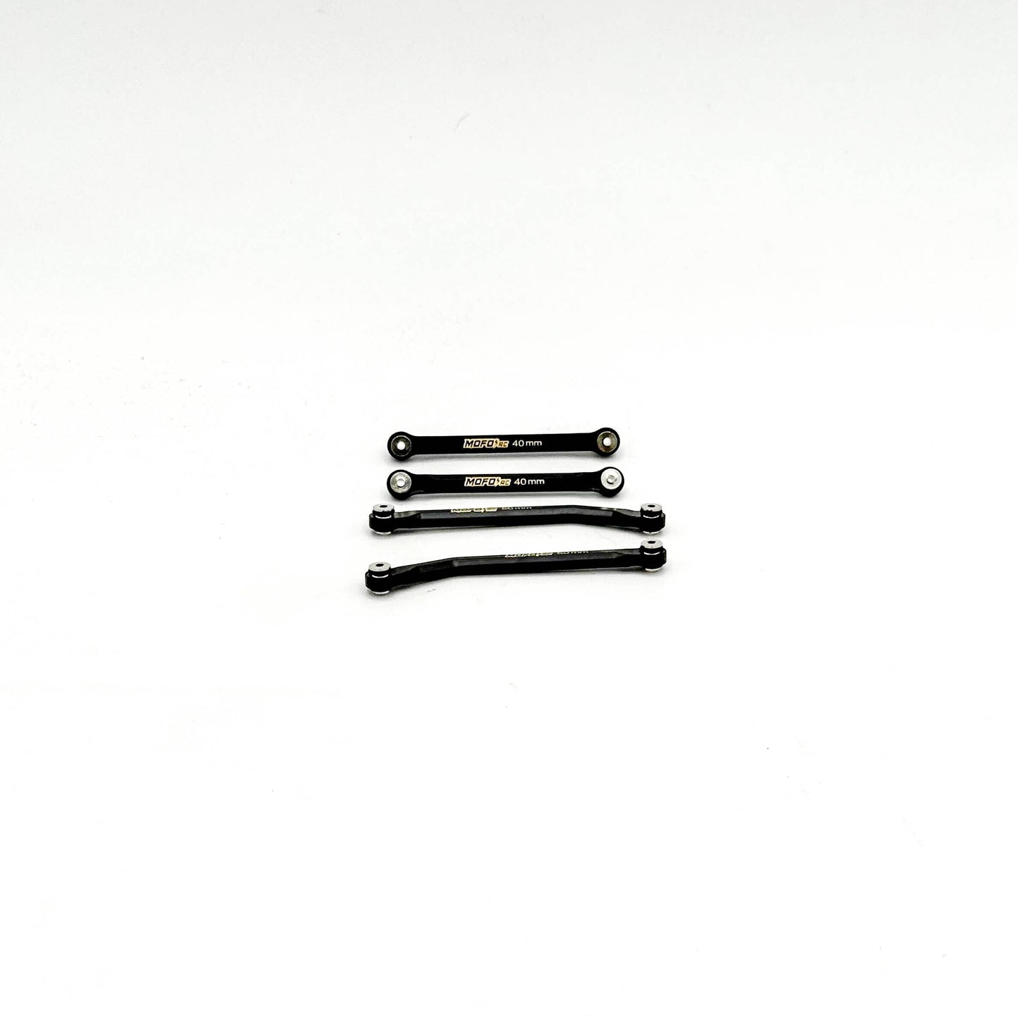 Mofo RC | Black Brass High Clearance Front or Rear Links (For Axial® SCX24™)