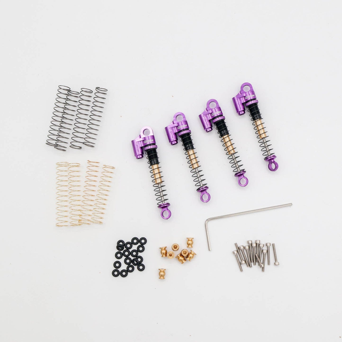 Mofo RC | Aluminum Telescoping Double Barrel Style Adjustable Friction Shocks