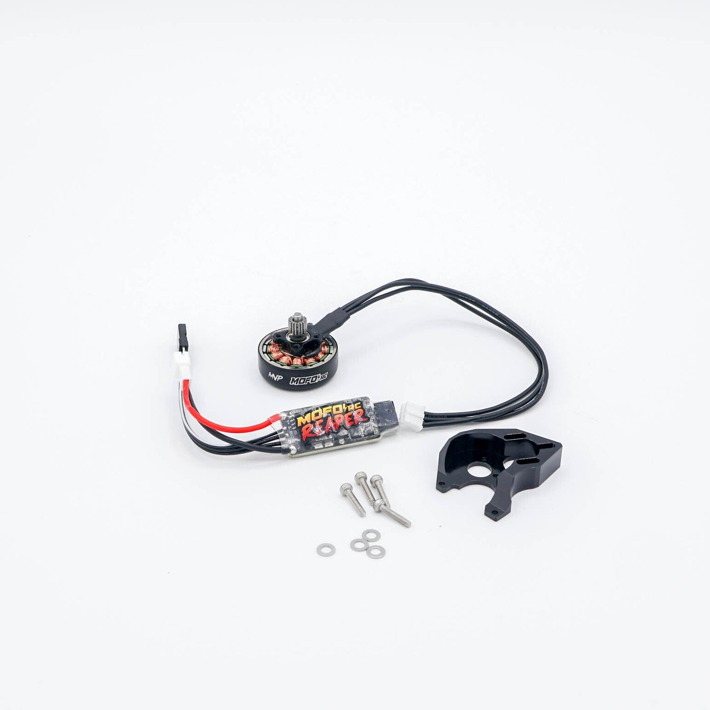 Mofo RC | MVP 2550Kv Brushless Pancake Motor & Reaper ESC w/ Forward Facing Mount Combo (For Axial® SCX24™)