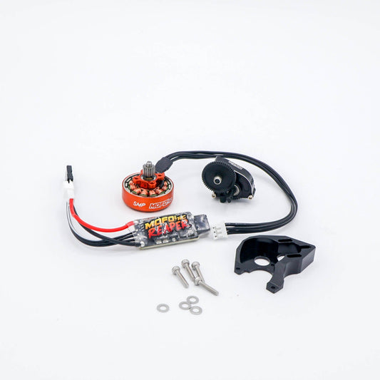 Mofo RC | SMP 1700Kv Brushless Pancake Motor/Reaper ESC/Mount + Transmission Combos- (For Axial® SCX24™/AX24™)