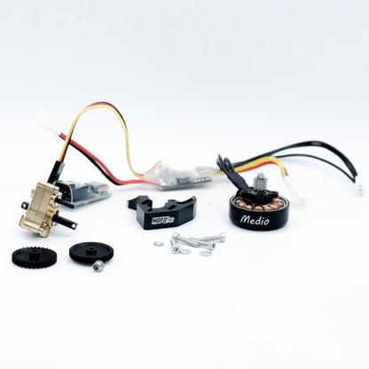 Mofo RC | MVP 2550Kv Brushless Pancake Motor/ESC/Mount + Transmission Combos- (For Axial® SCX24™/AX24™)