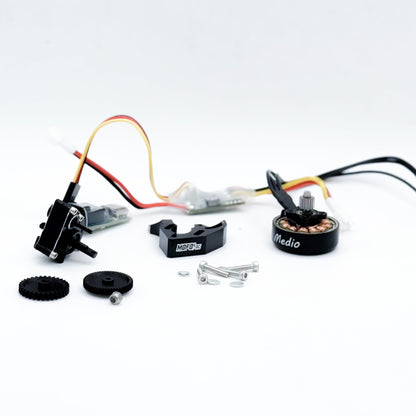 Mofo RC | MVP 2550Kv Brushless Pancake Motor/ESC/Mount + Transmission Combos- (For Axial® SCX24™/AX24™)