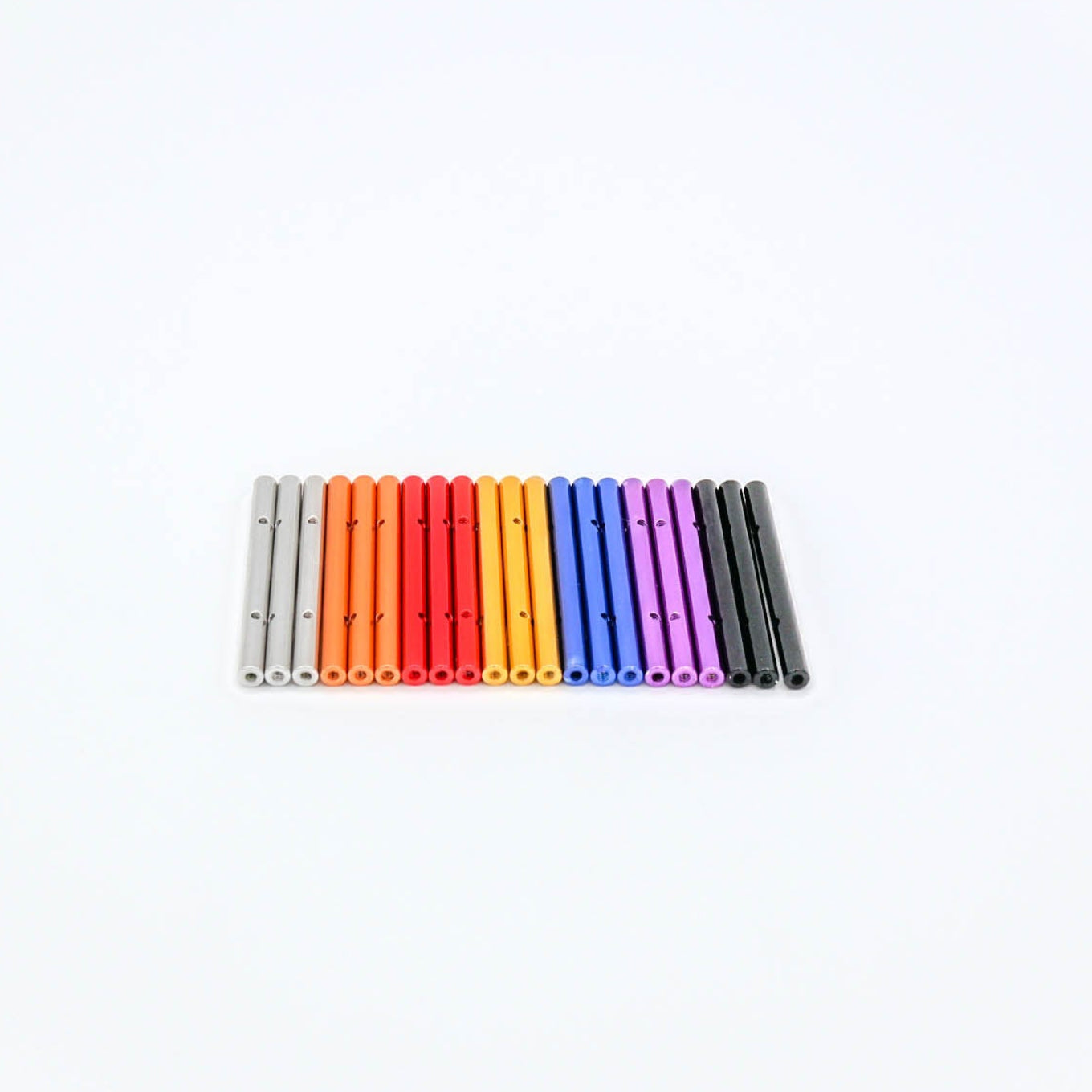 Mofo RC | Anodized Aluminum Frame Cross Braces - Choose a Color (Pack of 3)